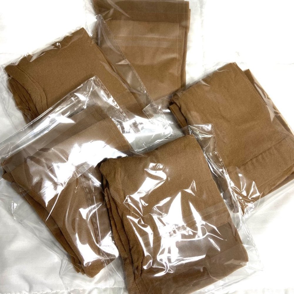 5 Pairs Control Top Sheer Pantyhose | Natural